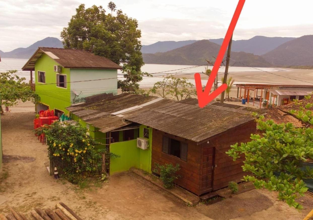 827 Chale Pe Na Areia, Completo Na Praia Do Estaleiro Em Ubatuba - 1 Dormitorio, 1 Banheiro, 1 Vaga De Garagem Экстерьер фото